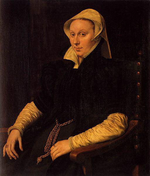 Anthonis Mor Portrait of Anne Fernely oil painting image
